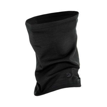 Fjallraven fular din amestec de lână Keb Fleece Neck Gaiter culoarea negru, uni F86998.550