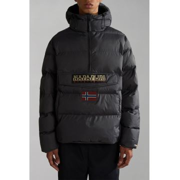 Geaca matlasata fara inchidere cu logo Rainforest