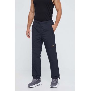 Napapijri pantaloni barbati, culoarea negru, drept