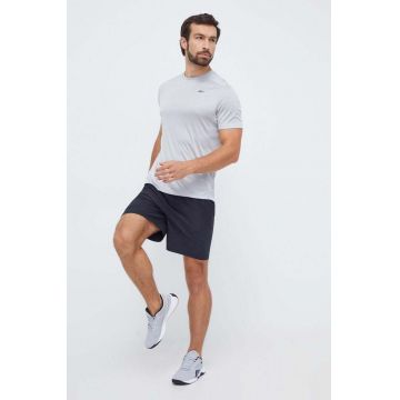 Reebok tricou de antrenament Motionfresh Athlete culoarea gri, neted
