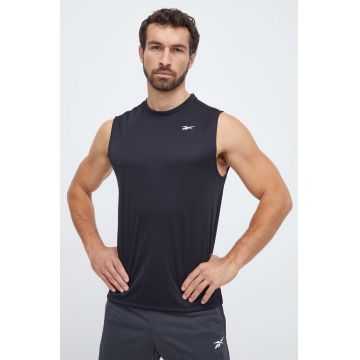 Reebok tricou de antrenament Tech culoarea negru