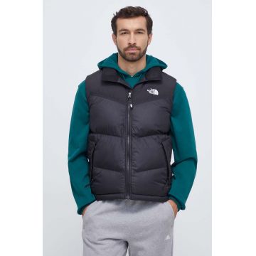 The North Face vestă Saikuru Vest barbati, culoarea negru, de iarnă NF0A853JJK31