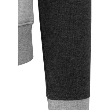 Hanorac colorblock cu fermoar