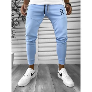 Pantaloni de trening bleu conici 12260 103-2