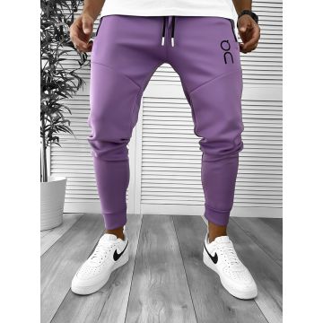 Pantaloni de trening mov conici 12260 Y22