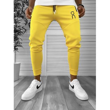 Pantaloni de trening mustar conici 12260 M3-5.3*