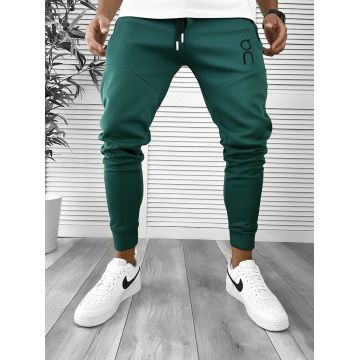 Pantaloni de trening verde conici 12260 121-1