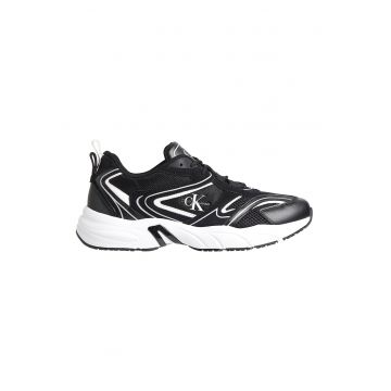 Pantofi sport cu insertii de piele intoarsa