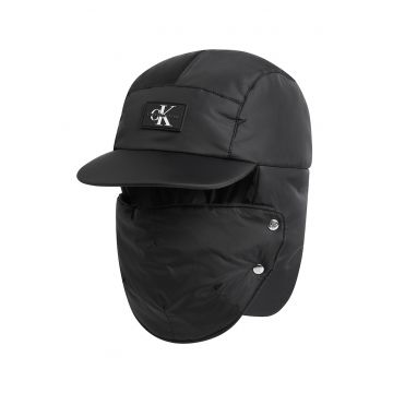 Sapca trapper cu vatelina - Negru