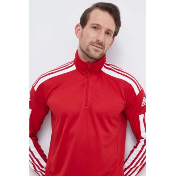 adidas Performance hanorac de antrenament Squadra 21 culoarea rosu, cu imprimeu