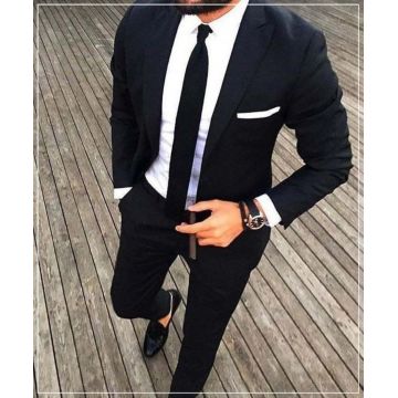 Costum negru barbati ZR 8111