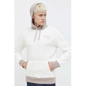 Hollister Co. bluza barbati, culoarea bej, cu glugă, modelator