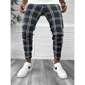 Pantaloni barbati casual in carouri 12287 F3-5.1 E 8-5