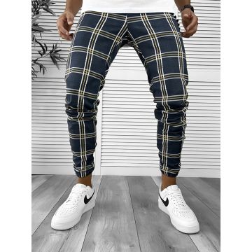 Pantaloni barbati casual in carouri 12287 SD E 8-5