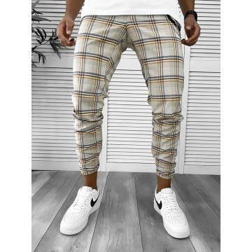 Pantaloni barbati casual in carouri 122901SD B7-5.3