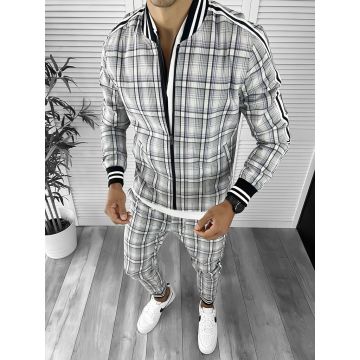 Trening barbati slim fit Pantaloni + Hanorac 12282 O6-2.2