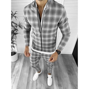 Trening barbati slim fit Pantaloni + Hanorac 12283 P20-2.3