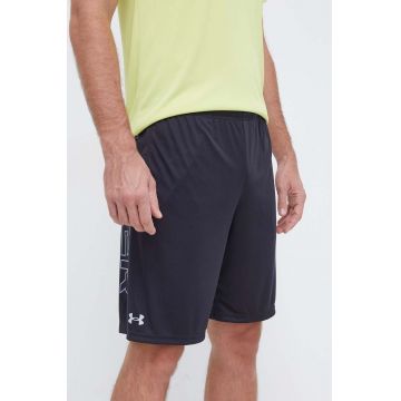 Under Armour pantaloni scurți de antrenament Tech Wordmark Graphic culoarea negru