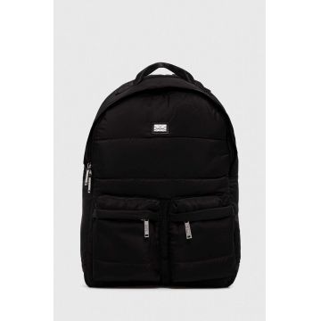 United Colors of Benetton rucsac culoarea negru, mare, neted