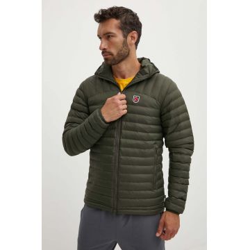 Fjallraven geacă Expedition Lätt bărbați, culoarea verde, de tranziție F86119.662