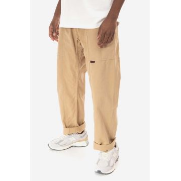 Gramicci pantaloni de bumbac Gadget Pant culoarea maro, drept G105.OGT-brown