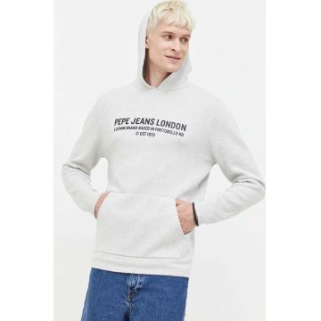 Pepe Jeans pulover din amestec de lana barbati, culoarea gri, light