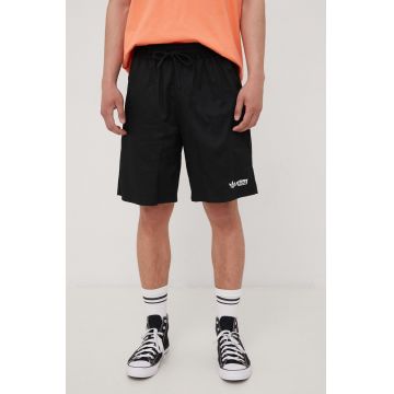 adidas Originals pantaloni scurti din bumbac HT1652 barbati, culoarea negru