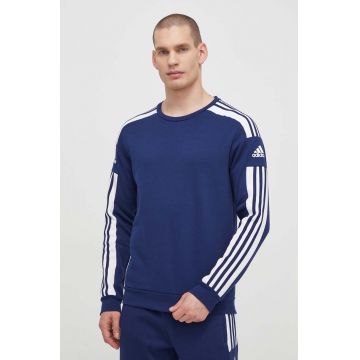 adidas Performance Bluză GT6639 bărbați, culoarea bleumarin, cu imprimeu GT6639