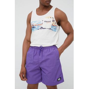HUF pantaloni scurti de baie culoarea violet