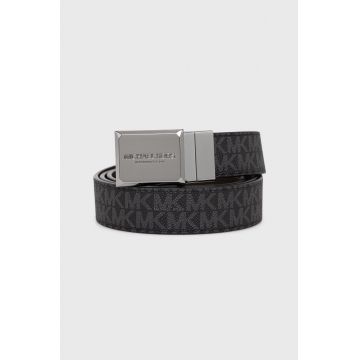 Michael Kors curea cu două fețe barbati, culoarea negru