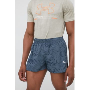 Puma pantaloni scurți de alergare Ultraweave 521671 barbati, culoarea gri