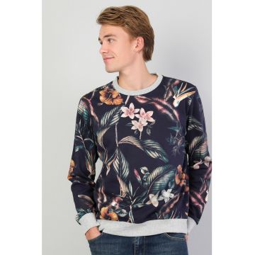 Bluza sport cu imprimeu floral