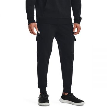 Pantaloni barbati Under Armour Rival Fleece Cargo 1382134-001, XL, Negru