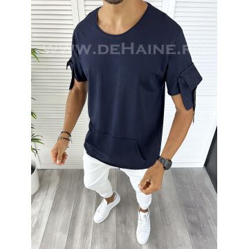 Tricou barbati bleumarin slim fit B9346  N1-5.2
