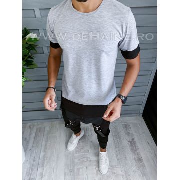 Tricou barbati gri slim fit Vagabond B1971  N5-4.2