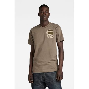 Tricou de bumbac organic cu logo