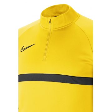 Bluza cu fenta scurta cu fermoar si tehnologie Dri-Fit - pentru fotbal