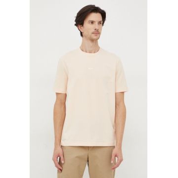 BOSS tricou BOSS ORANGE barbati, culoarea portocaliu, cu imprimeu, 50473278