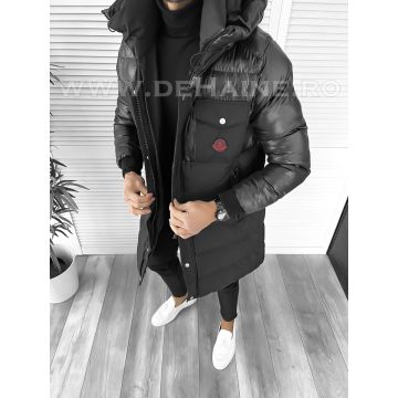 Geaca barbati groasa neagra de iarna B9798  66-3