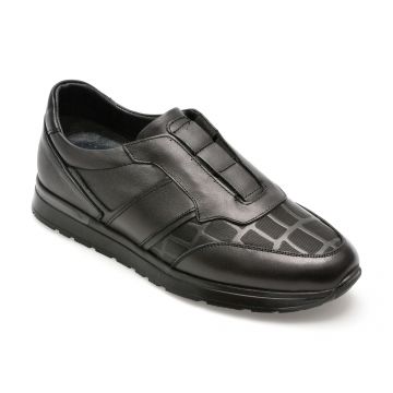 Pantofi AXXELLL negri, NY201, din piele naturala