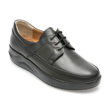 Pantofi AXXELLL negri, SH307, din piele naturala