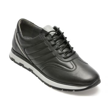 Pantofi AXXELLL negri, SY704, din piele naturala