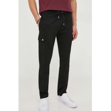 Michael Kors pantaloni din lana culoarea negru, drept