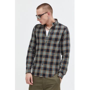 Superdry camasa din bumbac barbati, cu guler button-down, regular