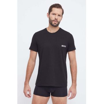 BOSS tricou barbati, culoarea negru