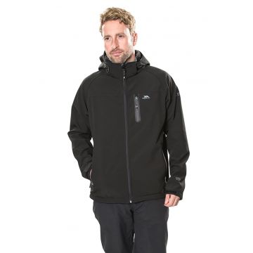 Jacheta impermeabila si rezistenta la vant cu gluga ACCELERATOR II - Negru