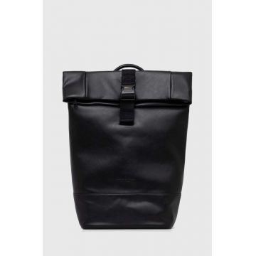 Marc O'Polo rucsac barbati, culoarea negru, mare, neted