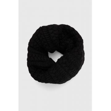 Medicine fular impletit barbati, culoarea negru, neted Medicine fular impletit barbati, culoarea negru, neted