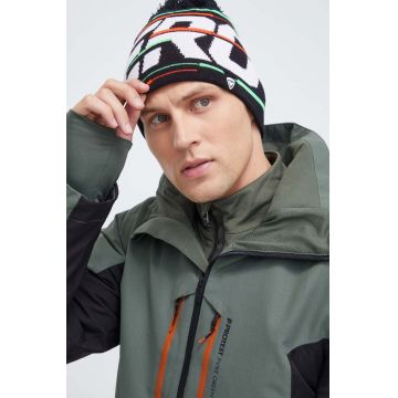 Rossignol caciula culoarea negru, din tricot gros