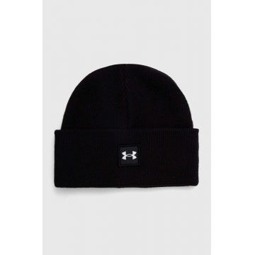 Under Armour caciula culoarea negru, din tricot gros